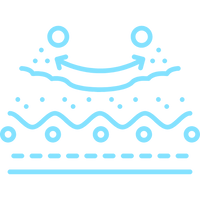 Balanserad exfoliering