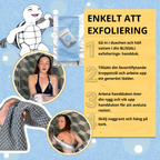 Blissali - Exfolierande antibakteriell duschhandduk